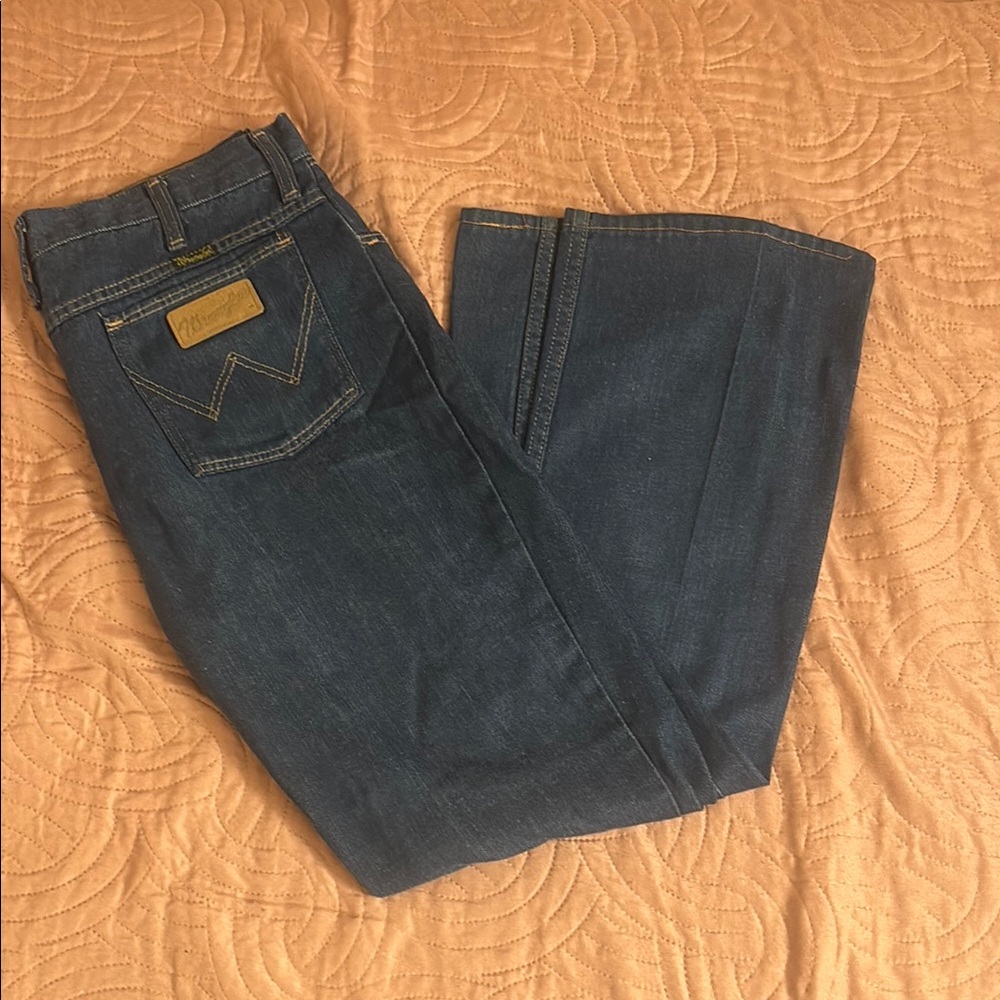 1970s Women’s Flare Wrangler Jeans